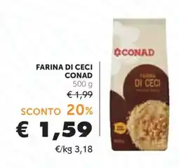 Conad Farina di ceci Conad offerta