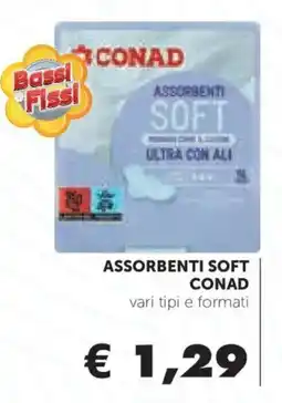 Conad Assorbenti soft Conad offerta
