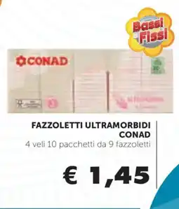 Conad Fazzoletti ultramorbidi Conad offerta