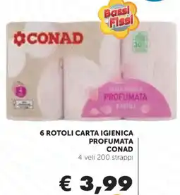 Conad Carta igienica profumata Conad offerta