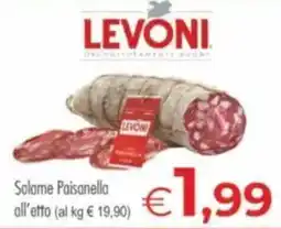MerSi Supermercati Solame Paisanella Levoni offerta