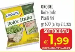 MerSi Supermercati Orogel Dolce Italia Piselli fini offerta