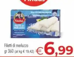 MerSi Supermercati Findus filetti di merluzzo offerta