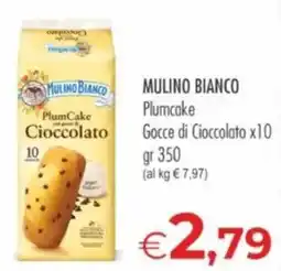 MerSi Supermercati Mulino Bianco Plumcake Gocce di Cioccolato offerta