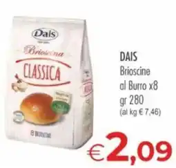 MerSi Supermercati DAIS Brioscine Classica offerta