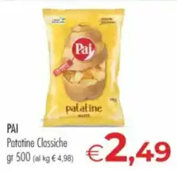 MerSi Supermercati Pai Patatine Classiche offerta
