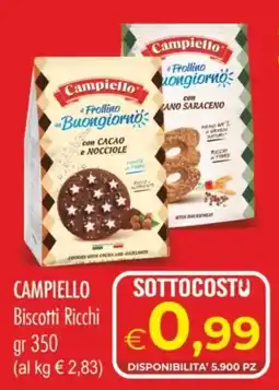MerSi Supermercati Campiello Biscotti Ricchi offerta