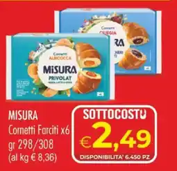 MerSi Supermercati Cornetti Farciti Misura offerta