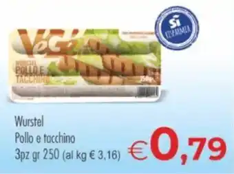 Wurstel Pollo e tacchino