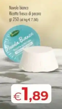 MerSi Supermercati Nuvola Bianca Ricotta di pecora offerta