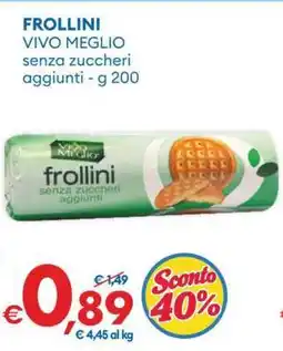 MD Discount Frollini offerta