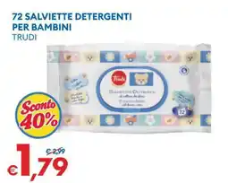 MD Discount 72 SALVIETTE DETERGENTI PER BAMBINI offerta