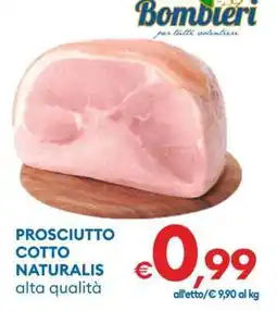 MD Discount PROSCIUTTO COTTO NATURALIS offerta