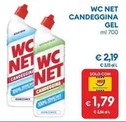 MD Discount WC NET Candeggina Gel offerta
