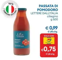 MD Discount Passata di pomodoro offerta