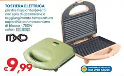MD Discount TOSTIERA ELETTRICA offerta