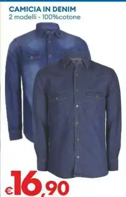 MD Discount CAMICIA IN DENIM offerta
