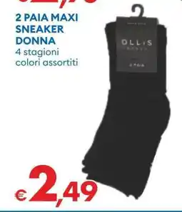 MD Discount 2 PAIA MAXI SNEAKER DONNA offerta