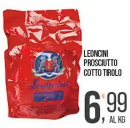 Cash pro Leoncini prosciutto cotto tirolo offerta
