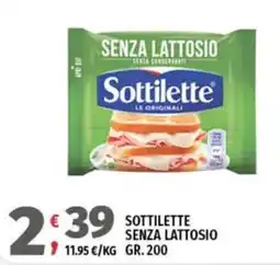 Vivo Supermercati Sottilette senza lattosio offerta
