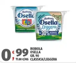 Vivo Supermercati Robiola Osella offerta