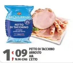Vivo Supermercati Petto di tacchino AIA Equilibrium offerta