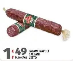 Vivo Supermercati Salame Napoli Galbani offerta