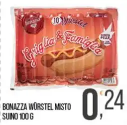 Cash pro Bonazza würstel misto offerta