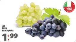 Vivo Supermercati Uva bianca/nera offerta