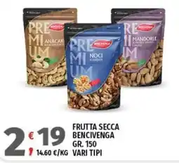 Vivo Supermercati Frutta secca Bencivenga offerta