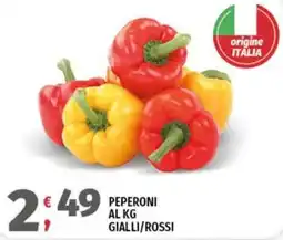 Vivo Supermercati Peperoni gialli/rossi offerta