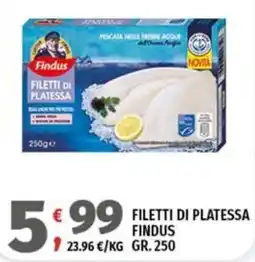 Vivo Supermercati Filetti di platessa Findus offerta
