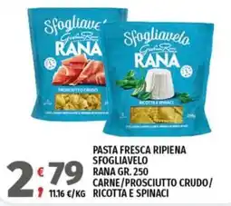 Vivo Supermercati Pasta fresca ripiena sfogliavelo rana offerta