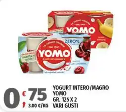 Vivo Supermercati Yogurt intero/magro Yomo offerta