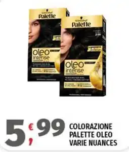 Vivo Supermercati Colorazione Palette Oleo offerta