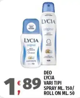 Vivo Supermercati Deo Lycia offerta