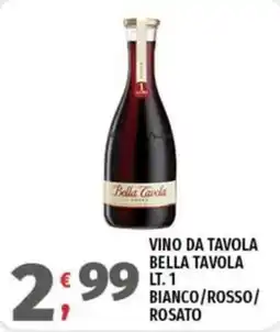 Vivo Supermercati Vino da tavola Bella Tavola offerta