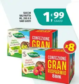 Vivo Supermercati Succhi Valfrutta offerta