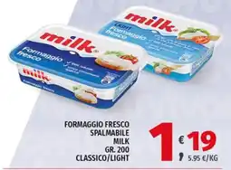Vivo Supermercati Formaggio fresco spalmabile milk offerta