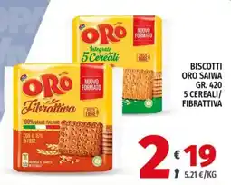 Vivo Supermercati Biscotti Oro Saiwa offerta