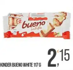 Cash pro Kinder bueno white offerta