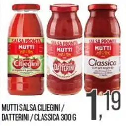 Cash pro Mutti salsa ciliegini / datterini / classica offerta