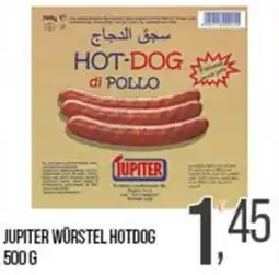 Cash pro Jupiter würstel hotdog offerta