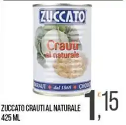 Cash pro Zuccato crauti al naturale offerta