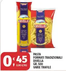 Vivo Supermercati Pasta formati tradizionali Divella offerta
