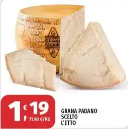 Vivo Supermercati Grana Padano Scelto offerta