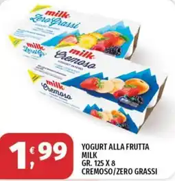 Vivo Supermercati Yogurt alla frutta Milk offerta