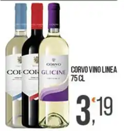 Cash pro Corvo vino linea Glicine offerta
