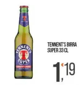 Cash pro Tennent's birra super offerta
