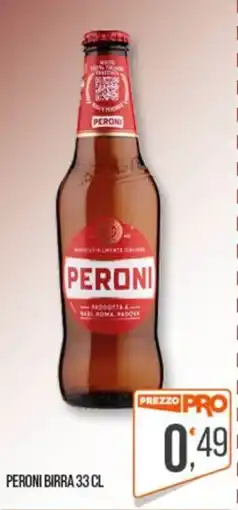 Cash pro Peroni birra offerta